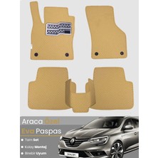 E-BİZ Renault Megane 4 Hatchback (2016-2025) Uyumlu Eva Paspas Tam Set–araca Özel Tasarım,kolay Montaj