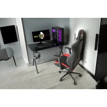 Vivense Hey Gaming Profesyonel Oyuncu Masası, Siyah, 120 cm