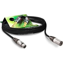 Esranın Dünyası 15M Uzunluğa Sahip, Cırt Bantlı Siyah Mikrofon Kablosu