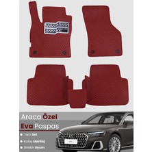 E-BİZ Audi A8 L (2017-2024) Uyumlu Eva Paspas Tam Set–araca Özel,su Geçirmez,hızlı ve Kolay Montaj