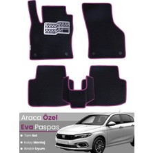 E-BİZ Fiat Egea (2015-2025) Uyumlu Eva Paspas Tam Set – Birebir Uyum, Araca Özel Tasarım,kolay Montaj