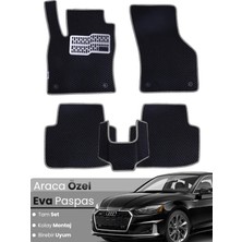 E-BİZ Audi A5 (2016-2025) Uyumlu Eva Paspas Tam Set–araca Özel,su Geçirmez,hızlı ve Kolay Montaj