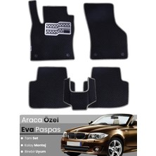 E-BİZ Bmw 1 Serisi E88 Cabrio (2004-2011) Uyumlu Eva Paspas Tam Set–araca Özel,su Geçirmez,kolay Montaj