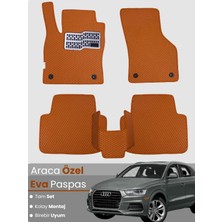 E-BİZ Audi Q3 (2011-2018) Uyumlu Eva Paspas Tam Set–araca Özel,su Geçirmez,hızlı ve Kolay Montaj