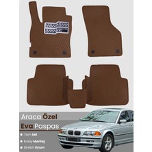 E-BİZ Bmw 3 Serisi E46 (1997-2006) Uyumlu Eva Paspas Tam Set–araca Özel,su Geçirmez,kolay Montaj