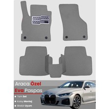 E-BİZ Bmw 4 Serisi G26 Gran Coupe (2020-2025) Uyumlu Eva Paspas Tam Set–araca Özel,su Geçirmez