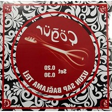 Esranın Dünyası Uzun Sap Saz Teli Takımı 0.20 Ölçüsünde, Yüksek Kalite