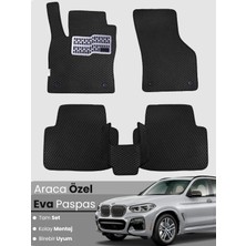 E-BİZ Bmw X3 G01 (2017-2024) Uyumlu Eva Paspas Tam Set–araca Özel,su Geçirmez,hızlı ve Kolay Montaj