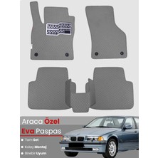 E-BİZ Bmw 3 Serisi E36 (1990-2000) Uyumlu Eva Paspas Tam Set–araca Özel,su Geçirmez,kolay Montaj