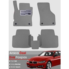 E-BİZ Bmw 3 Serisi F30 Sedan (2012-2019) Uyumlu Eva Paspas Tam Set–araca Özel,su Geçirmez