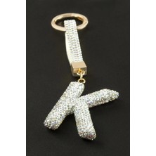 Zero Land Nrzsnt Harfli Saroski Taşlı Anahtarlık - K