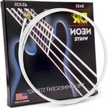 Esranın Dünyası - Renkli Bas Telleri - Beyaz - 4 Telli, 045-105