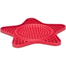 Esranın Dünyası Yıldız Şeklinde Yavru Köpek Yaş Mama Yeme Oyuncağı, Silikon, 20X20 cm