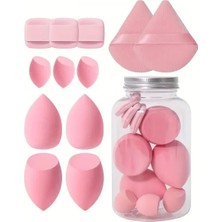 Esranın Dünyası Profesyonel Makyaj Süngeri Seti - Pembe Renk