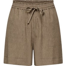Only Kadın Viskos Crıncle Şort 15370327 Onlnele Hw Structure Shorts Pnt