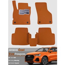 E-BİZ Audi Q3 (2018-2025) Uyumlu Eva Paspas Tam Set–araca Özel,su Geçirmez,hızlı ve Kolay Montaj