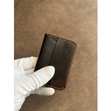 HATKA Leather Craft El Yapımı Hakiki Deri Kartlık - Card Holder