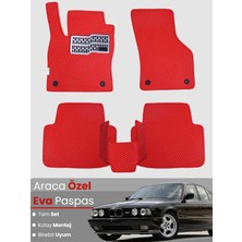 E-BİZ Bmw 5 Serisi E34 Sedan (1988-1996) Uyumlu Eva Paspas Tam Set–araca Özel,su Geçirmez