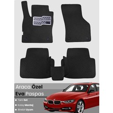 E-BİZ Bmw 3 Serisi F30 Sedan (2012-2019) Uyumlu Eva Paspas Tam Set–araca Özel,su Geçirmez