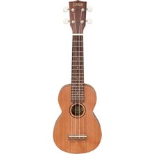 Esranın Dünyası Doğal Masif Maun Soprano Ukulele