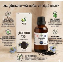 ASL Soğuk Pres Çörekotu Yağı 50 ml – Sorteksli, Saf ve Katkısız (Black Cumin Oil)