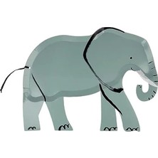 Esranın Dünyası 8'li Fil Temalı Çocuk Tabak Seti