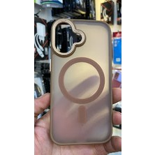 Cepx Iphone  16 Kamera Korumalı  Mat Magsafe Wireless Şarj Destekli Renkli 45656