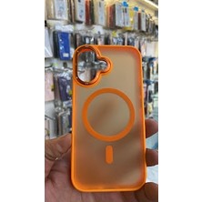 Cepx Iphone  16 Kamera Korumalı  Mat Magsafe Wireless Şarj Destekli Renkli 45670