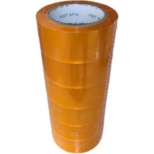 Esranın Dünyası 45 mm x 100 M Şeffaf Yapıştırıcı Koli Bandı Seti (6'lı)