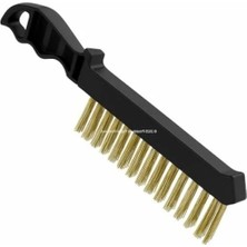 Esranın Dünyası 23 cm Pirinç Kaplı Çelik Tel Fırça - Pas Sökücü