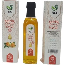 ASL Aspir Yağı 250 Ml | %100 Soğuk Sıkım | Safflower Seed Oil | Katkısız | Cam Şişe | içilebilir
