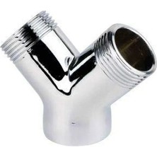 Esranın Dünyası Krom Çamaşır Makinesi Musluğu Çatalı