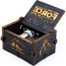 Esranın Dünyası Ahşap Çevirmeli Müzik Kutusu - Eğlenceli ve Sanatsal