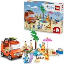 Esranın Dünyası Bluey Ailece Plaj Gezisi Yaratıcı Oyuncak Seti - 4 Yaş ve Üzeri (133 Parça)