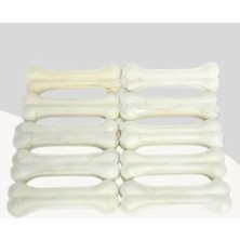 Esranın Dünyası 12CM Beyaz Press Çiğneme Kemiği 10LU Paket