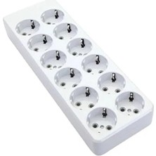 Esranın Dünyası 12'li Topraklı Çoklu Uzatma Prizi - Güvenli ve Dayanıklı