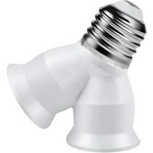 Esranın Dünyası E27 Duy Çoğaltıcı - Tek Duydan Iki E27 Lamba Bağlantısı