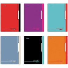 Esranın Dünyası A4 Dikişli Okul Defteri, 6'lı Paket (3 Çizgili + 3 Kareli)