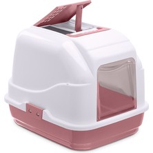 İmac Nrzsnt Imac Easy Cat Kapalı  Tuvaleti Pembe/beyaz 50X40X40CM