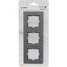 Esranın Dünyası Füme Üçlü Çerçeve, Plastik Çabuk Bağlantı