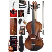 Esranın Dünyası 4/4 Tam Boy Yetişkin Keman Seti, Profesyonel Kullanım Için