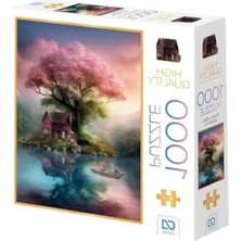 Esranın Dünyası 1000 Parça Pembe Ağaç Profesyonel Puzzle