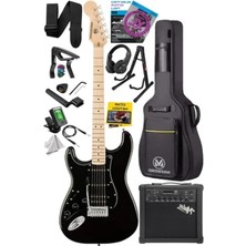 Esranın Dünyası Ssh Manyetik, 25W Amplili Elektro Gitar Seti, Maple Klavye