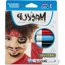 Esranın Dünyası Karnaval Temalı Silinebilir Yüz Boyası Seti (3 Renk)