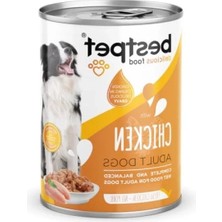 Esranın Dünyası Taze Tavuk Parça Etli ve Soslu Yaş Mama, 400 G x 12 Adet