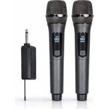 Esranın Dünyası Kablosuz Mikrofon Seti, 2.4g Uhf ve 50 M Menzil ile Uyumlu