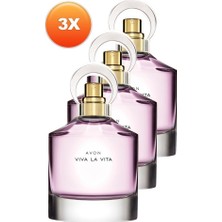 Avon Viva La Vita Edp 50 ml Kadın Parfüm 3 Adet