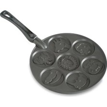 Esranın Dünyası Eğlenceli Hayvan Şeklinde Mini Krep Tavası