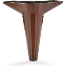 Esranın Dünyası Modern Konik Ayak - Ceviz Renk, 15 cm Yükseklik, Vidalar Dahil