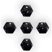 Esranın Dünyası Siyah Tekerlek Bijon Kapağı, 5 Adet, 1Z0601173, 2005-2008 Uyumlu